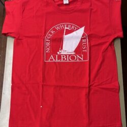 Tee shirt. Red with logo